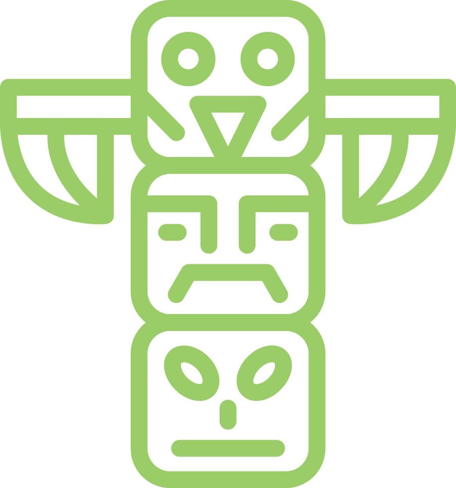 Totem Vector Icon Design