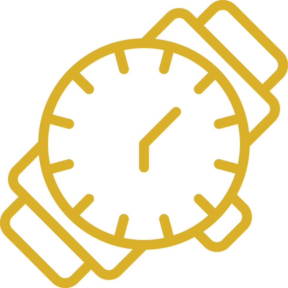 Wristwatch Vector Icon Design