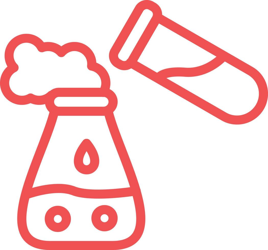 Chemical Reaction Vector Icon Design