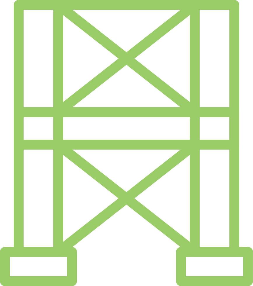 Scaffolding Vector Icon Design