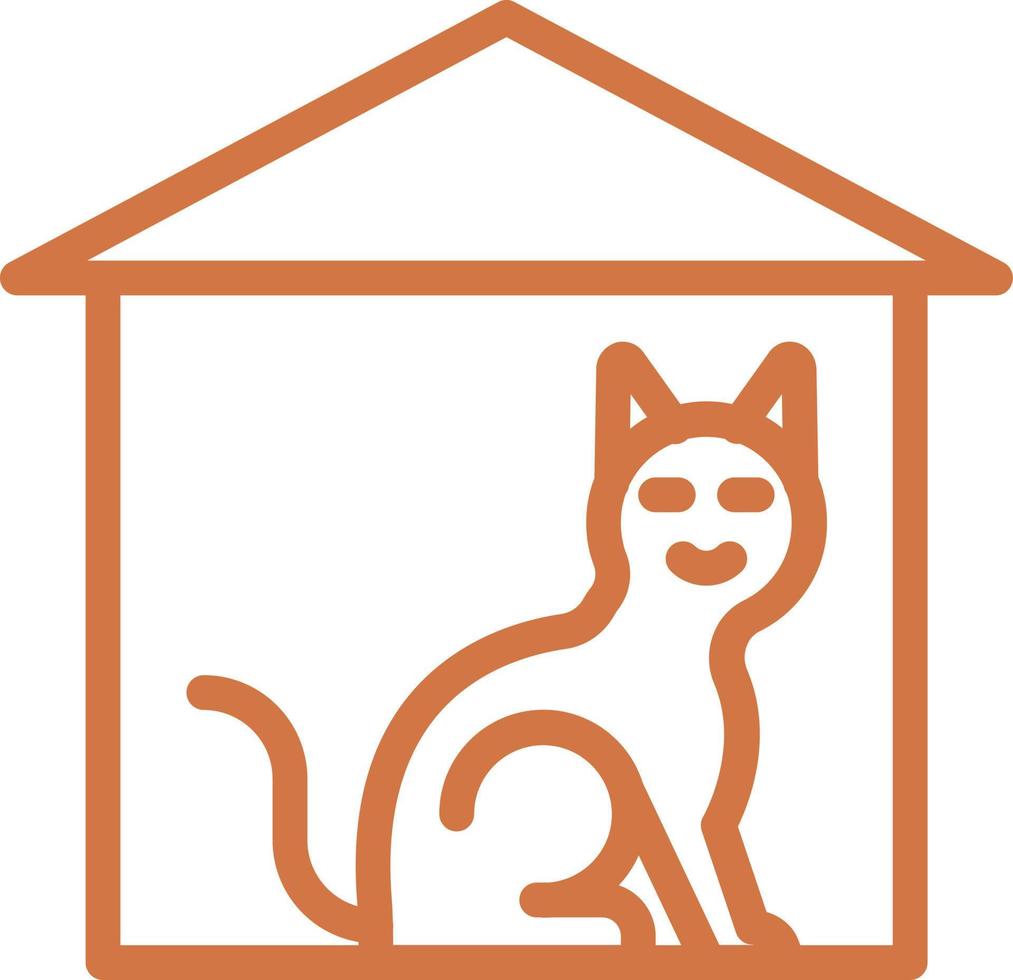 Pet House Vector Icon Design