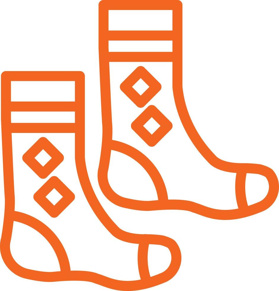 diseño de icono de vector de calcetines