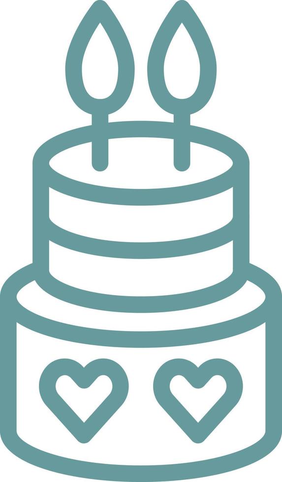 Cake Vector Icon Design
