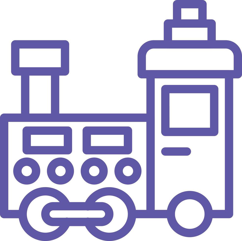 Train Toy Vector Icon Design