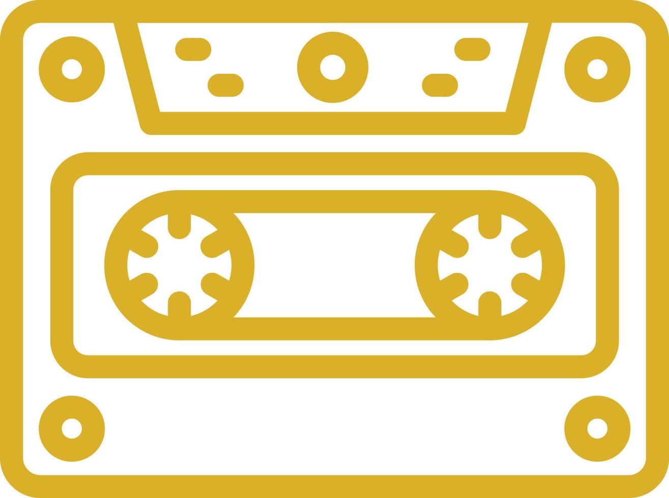 Cassette Vector Icon Design