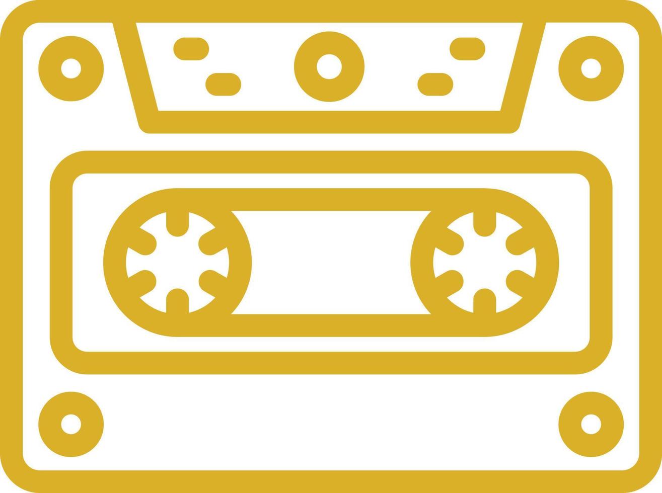 Cassette Vector Icon Design