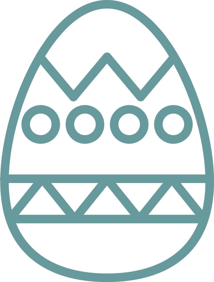 Easter Egg Vector Icon Design