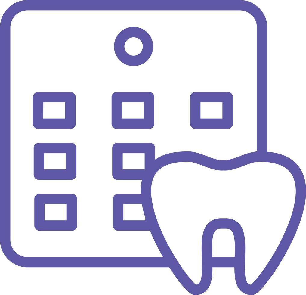 Dentist Appointment Vector Icon Design