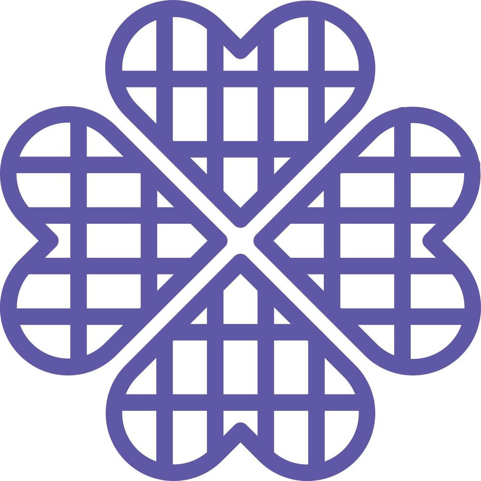 Waffle Vector Icon Design