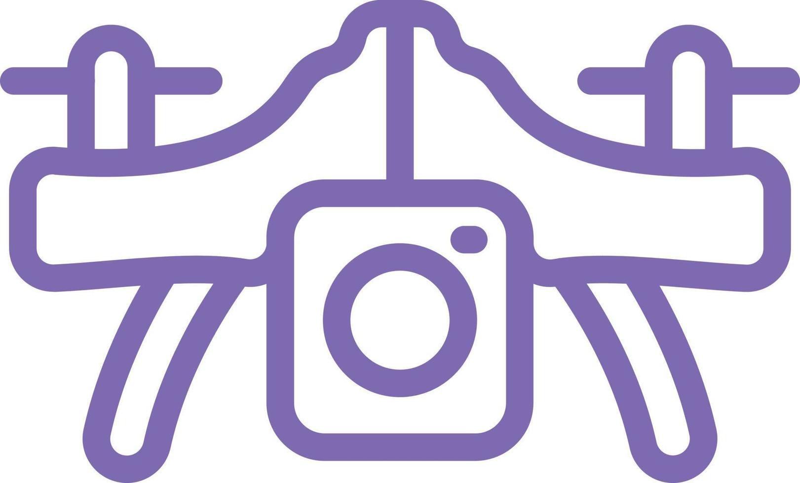 Camera Drone Vector Icon Design