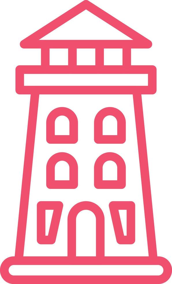 Lighthouse Vector Icon Design