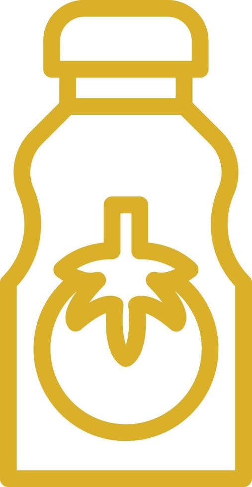 Tomato Sauce Vector Icon Design