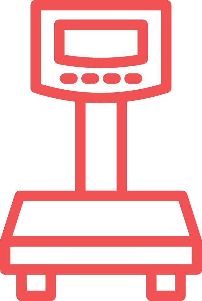 Weight Scale Vector Icon Design