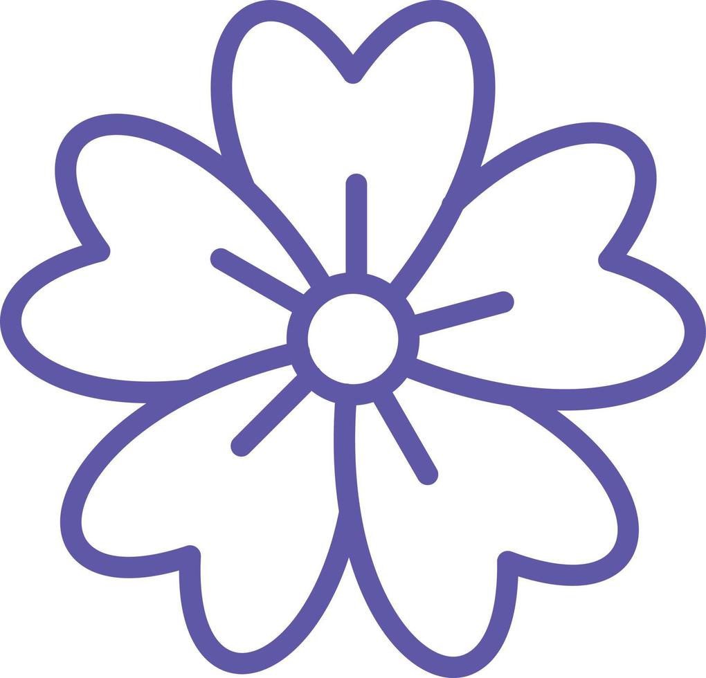 Cherry Blossom Vector Icon Design