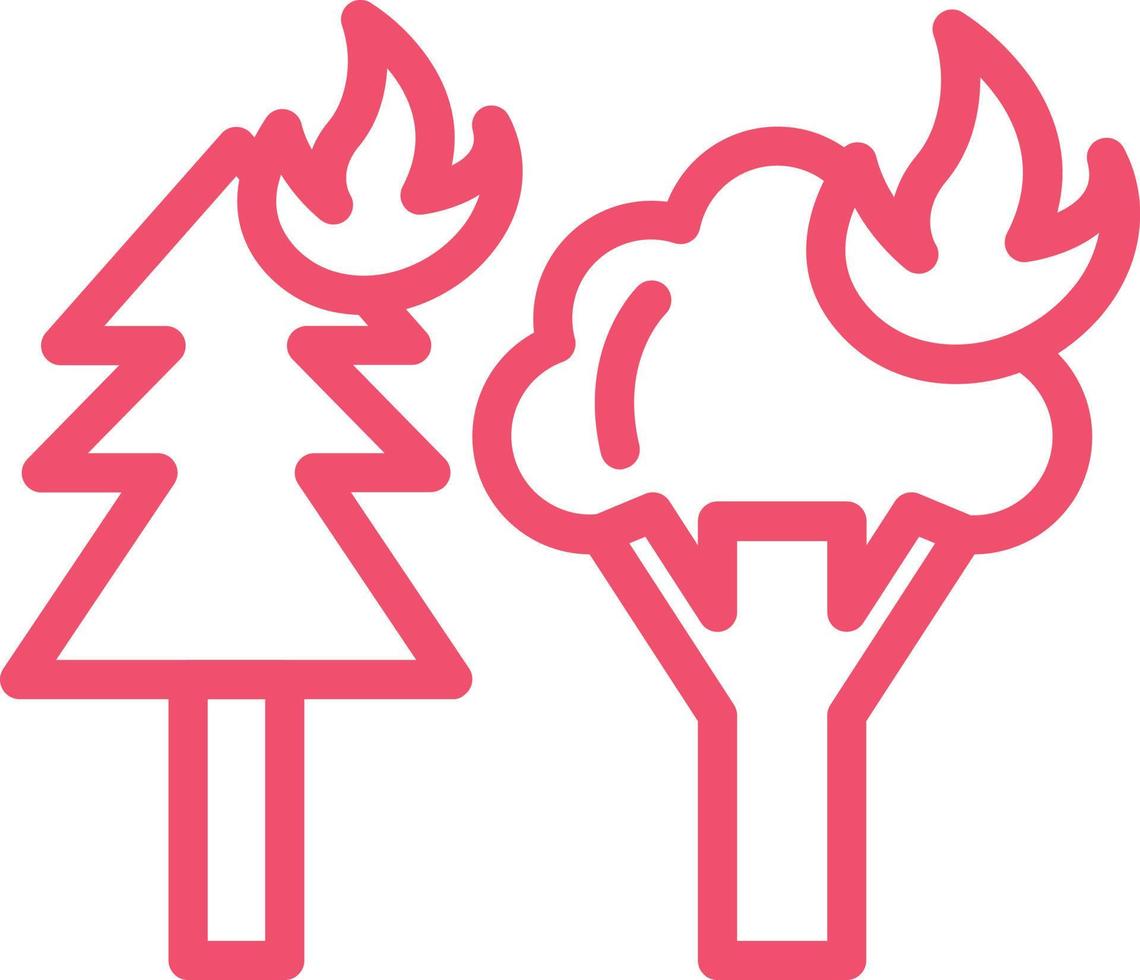 Wildfire Vector Icon Design