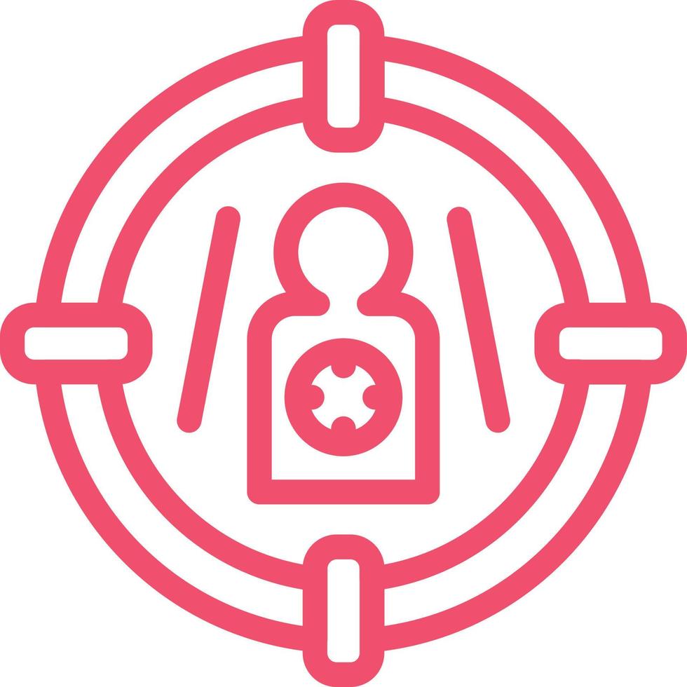 Shoot Target Vector Icon Design