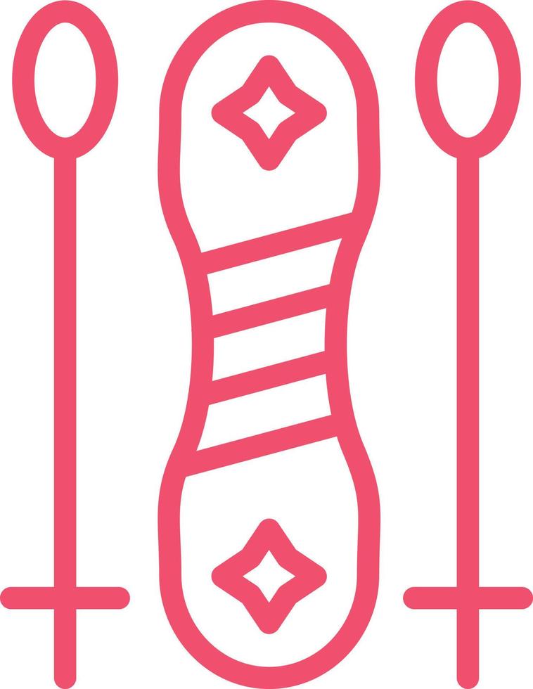 Snowboard Vector Icon Design