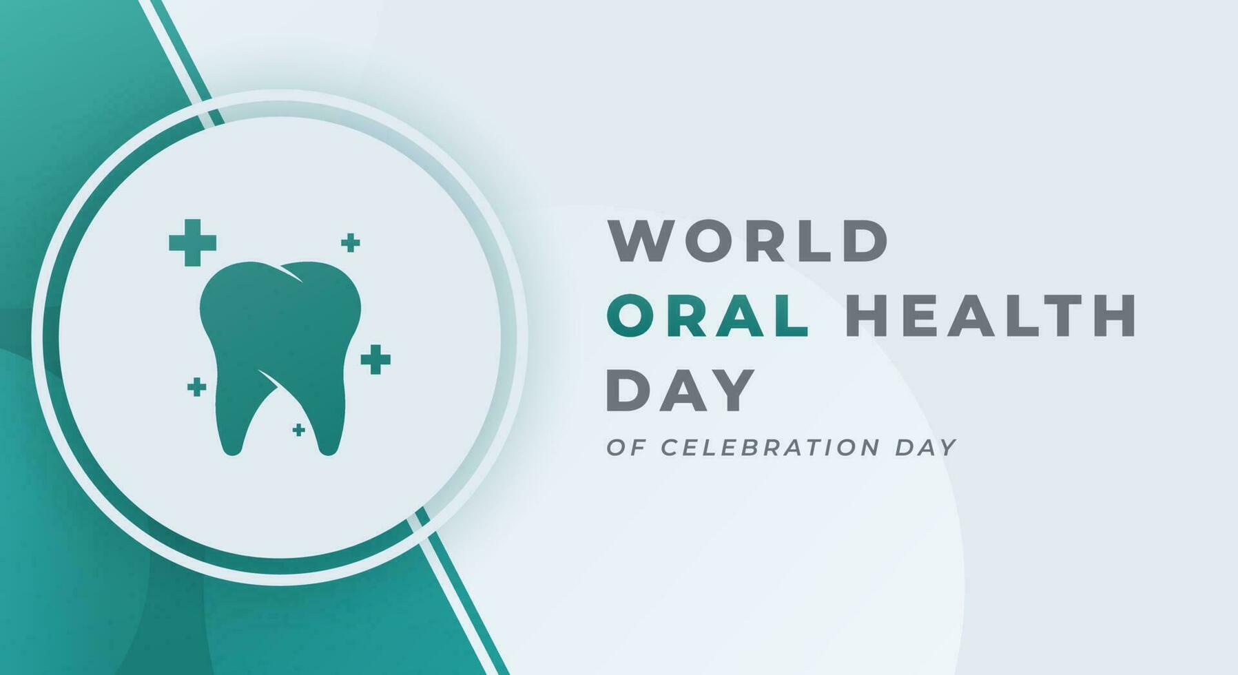 World Oral Health Day Celebration Vector Design Illustration for Background, Poster, Banner, Advertising, Greeting Card