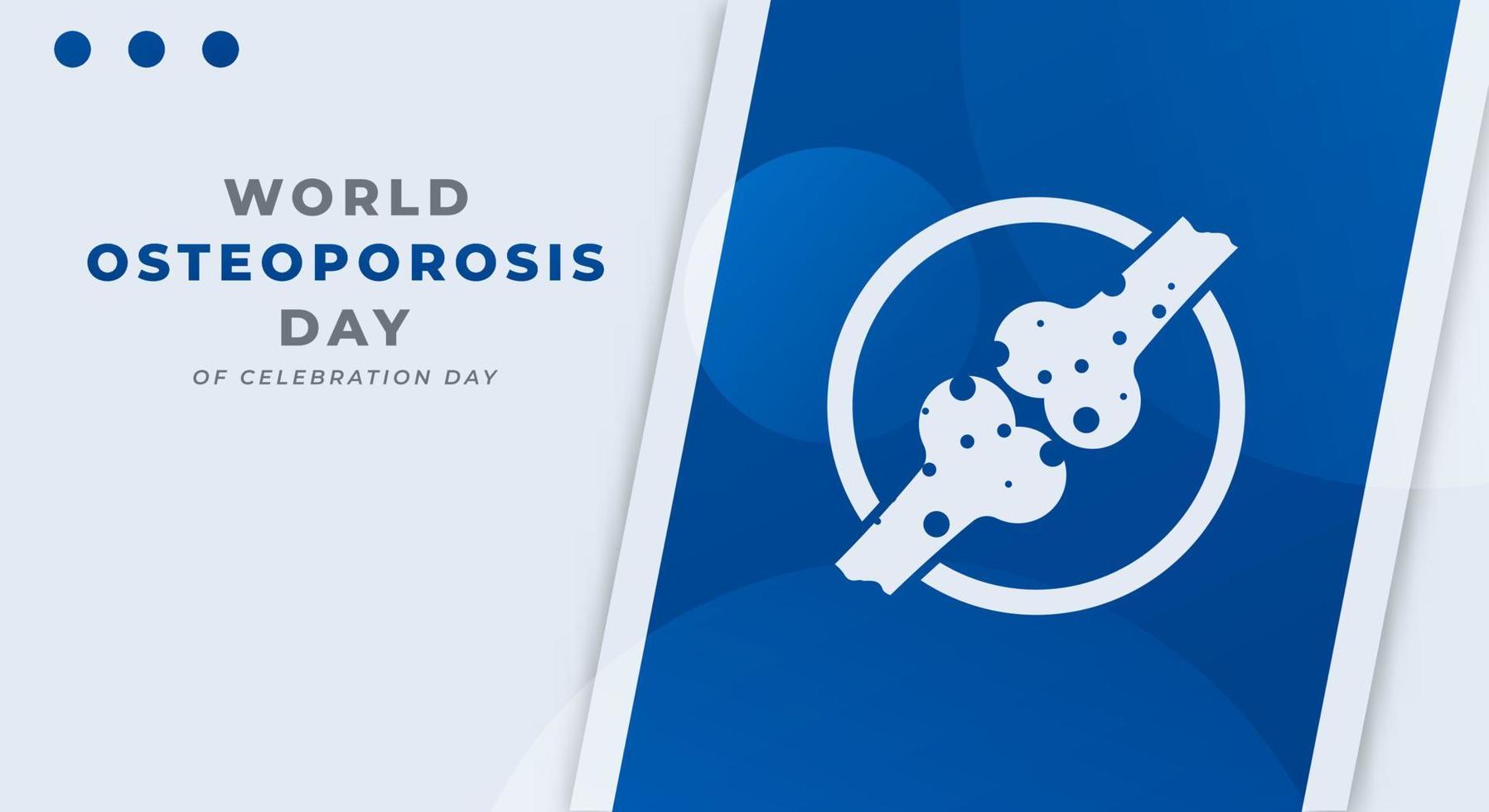 World Osteoporosis Day Celebration Vector Design Illustration for Background, Poster, Banner, Advertising, Greeting Card