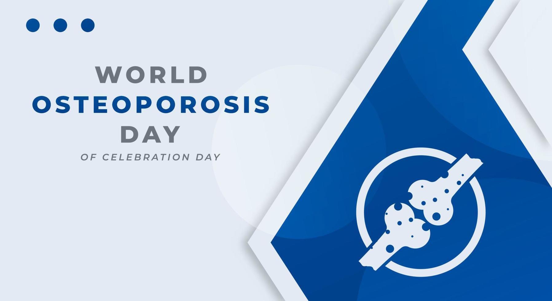 World Osteoporosis Day Celebration Vector Design Illustration for Background, Poster, Banner, Advertising, Greeting Card