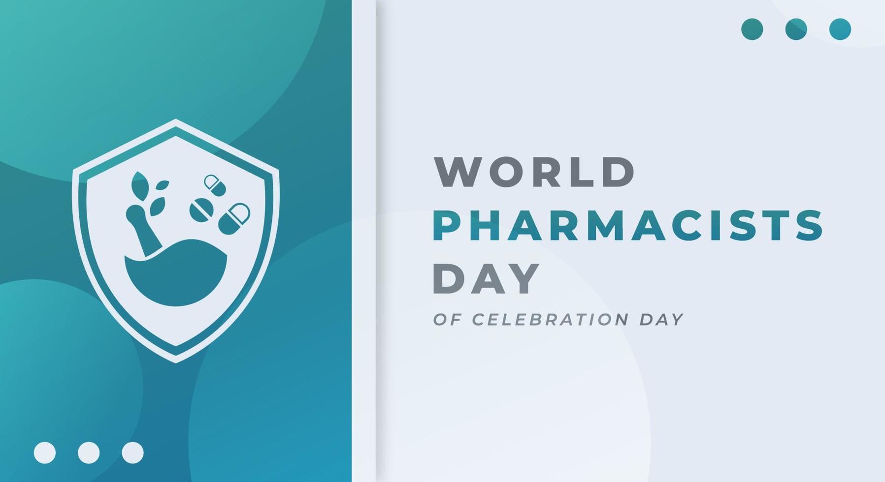 World Pharmacists Day Celebration Vector Design Illustration for