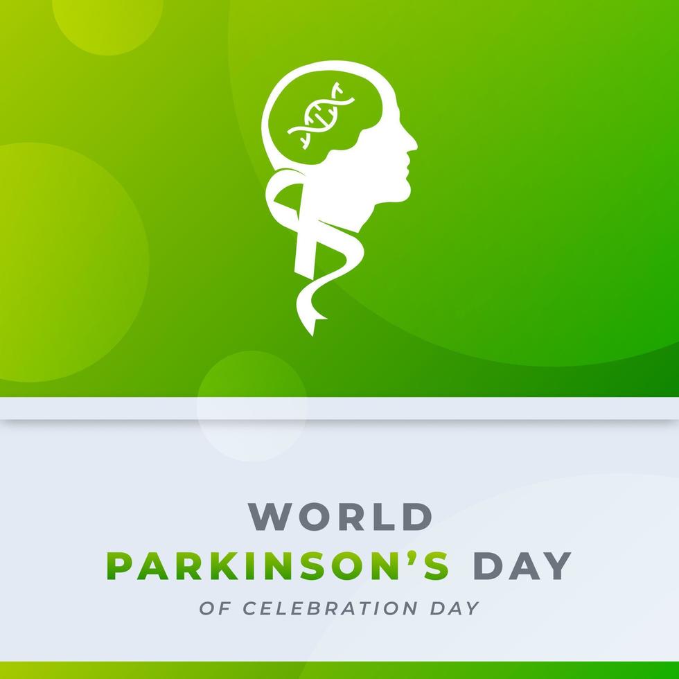 World Parkinson's Disease Day Celebration Vector Design Illustration for Background, Poster, Banner, Advertising, Greeting Card