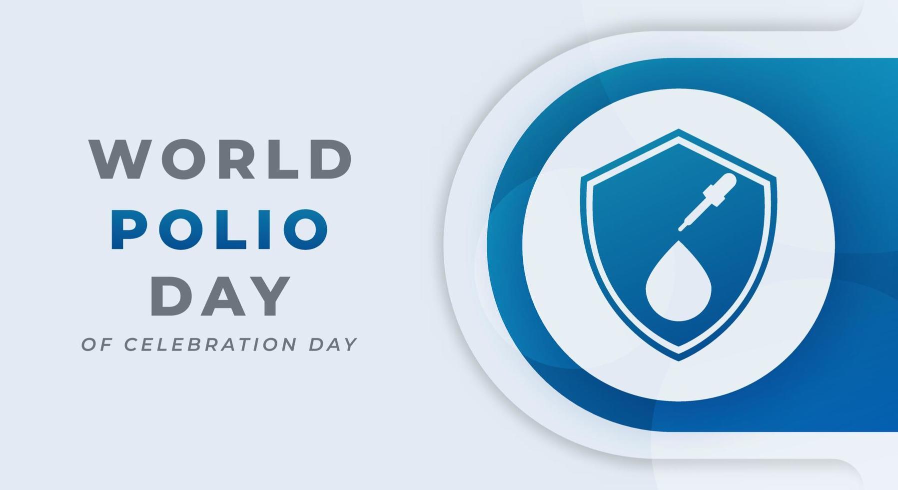 World Polio Day Celebration Vector Design Illustration for Background, Poster, Banner, Advertising, Greeting Card