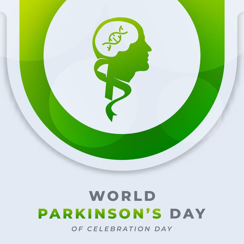 World Parkinson's Disease Day Celebration Vector Design Illustration for Background, Poster, Banner, Advertising, Greeting Card