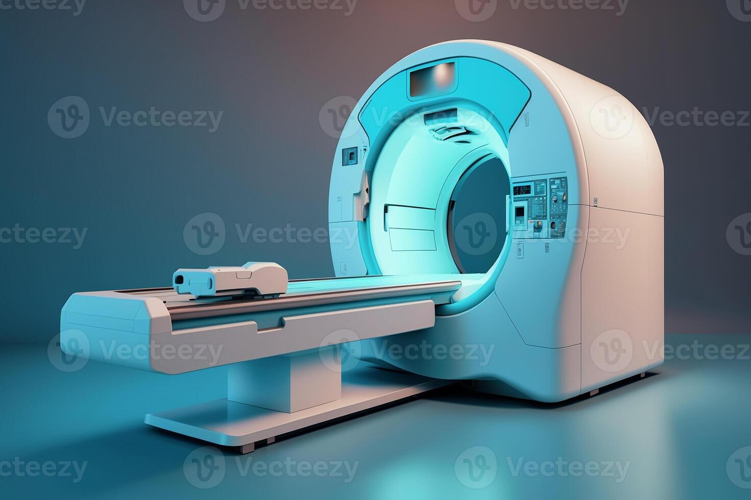 Computer tomography, medical equipment in the clinic. photo