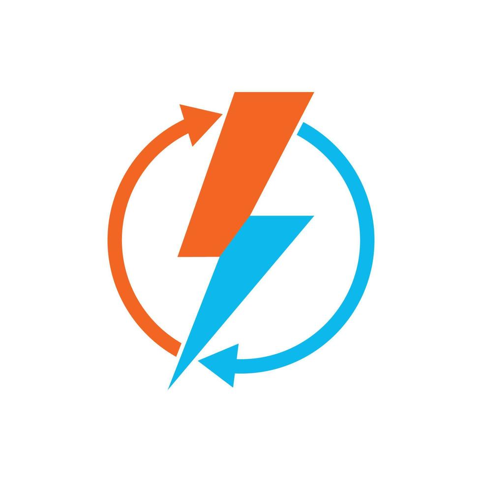 Computer power supply icon,logo illustration design template vector