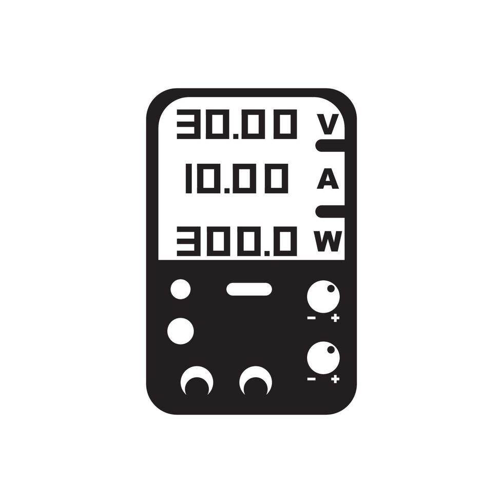 Computer power supply icon,logo illustration design template vector