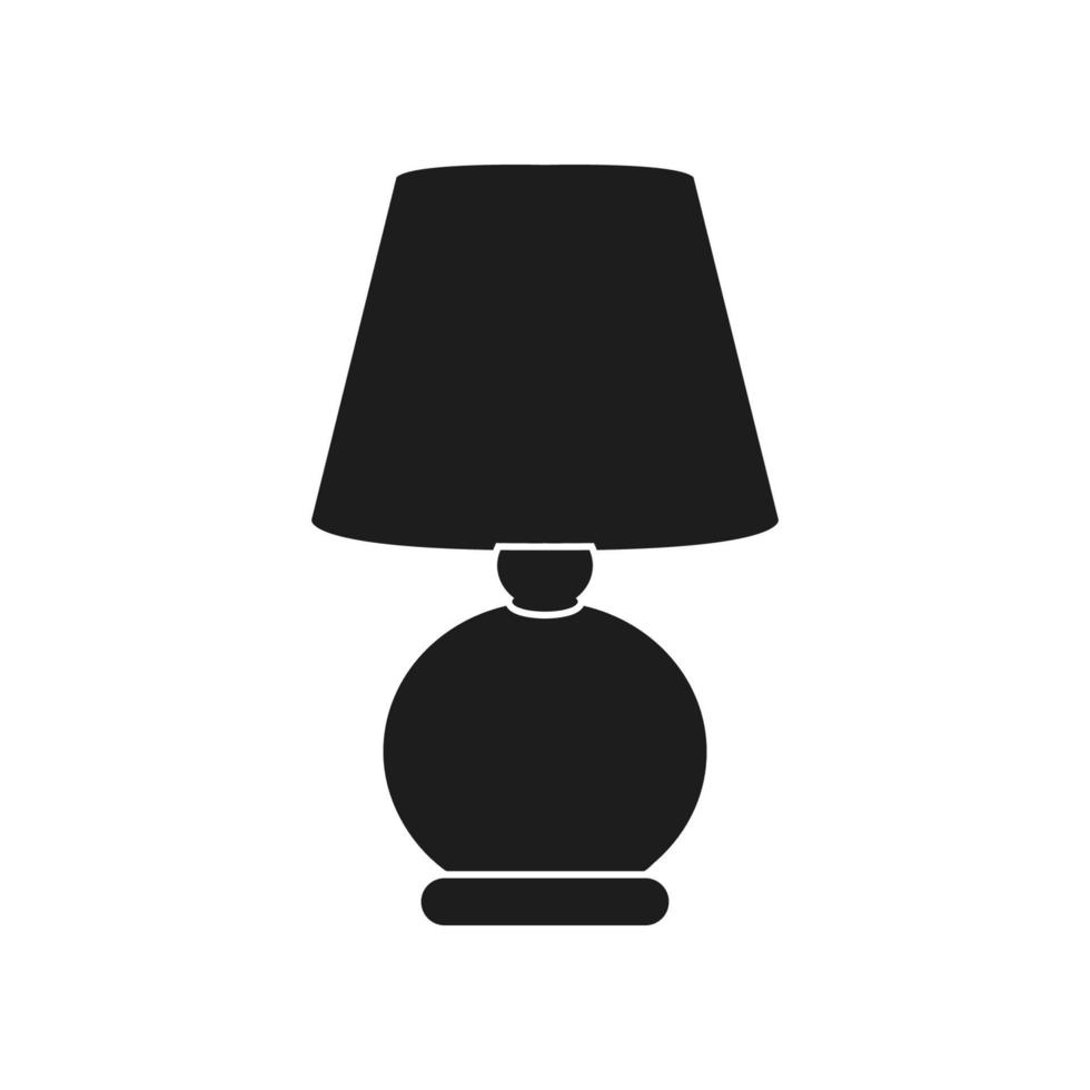 Table Lamp Icon. Editable Vector EPS Symbol Illustration.
