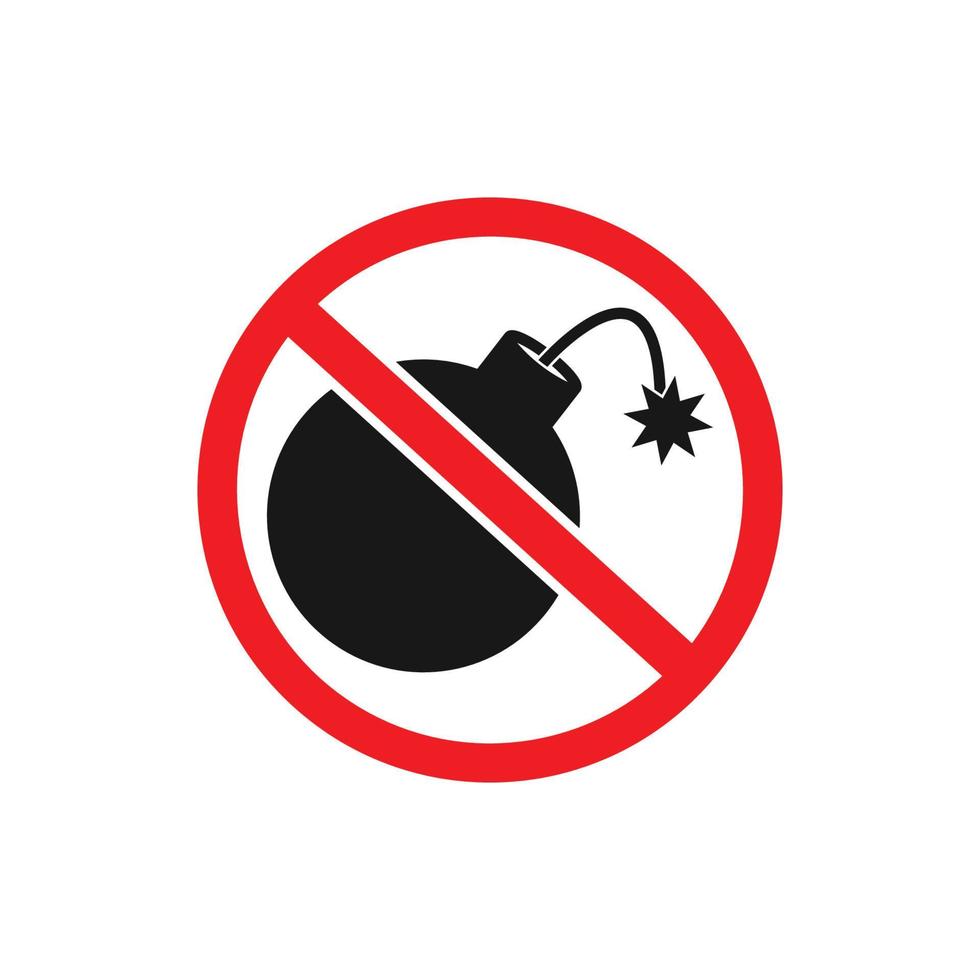 Stop War Icon. Editable Vector Symbol Illustration.