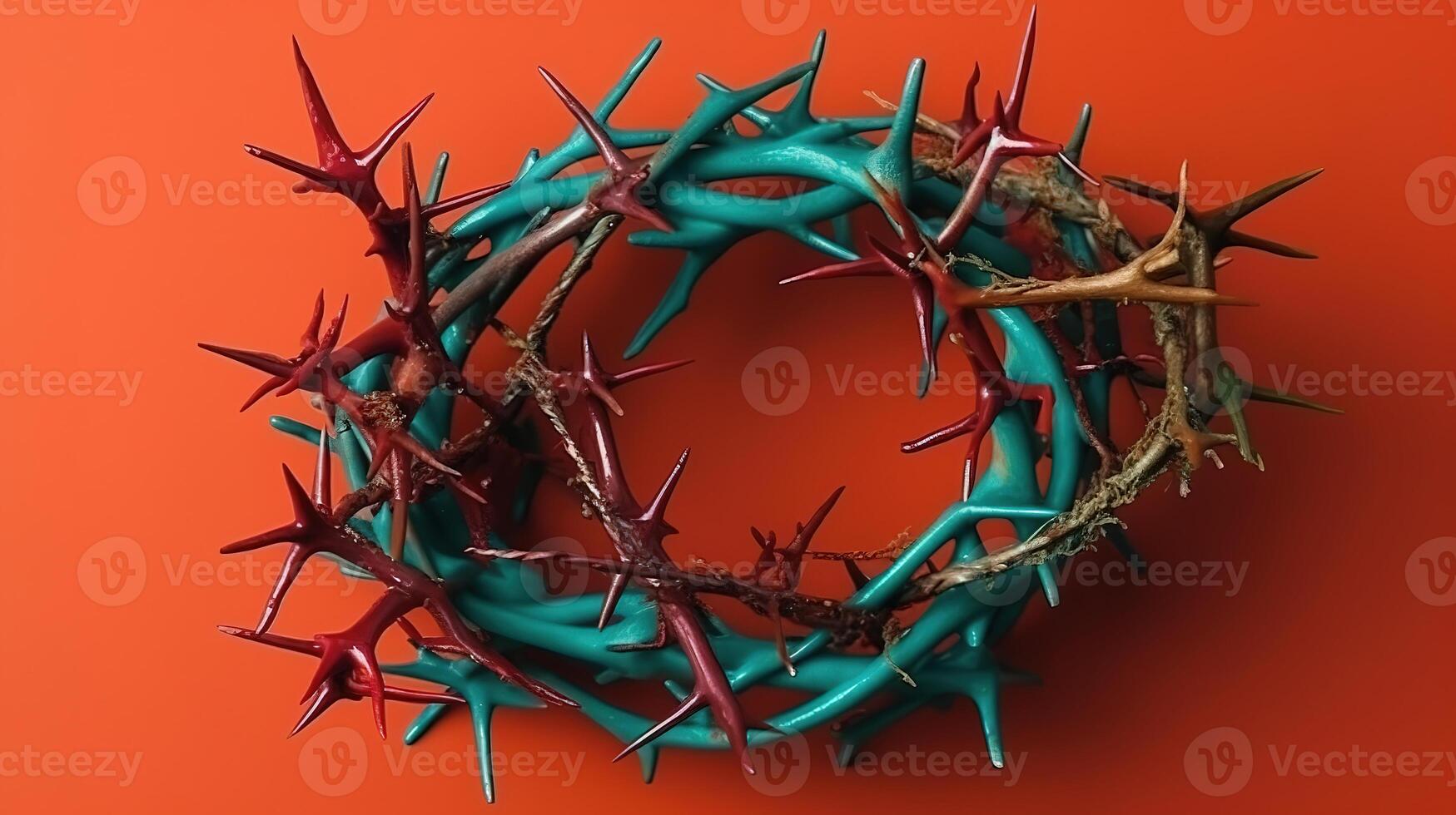 Still life of crown of thorns. photo