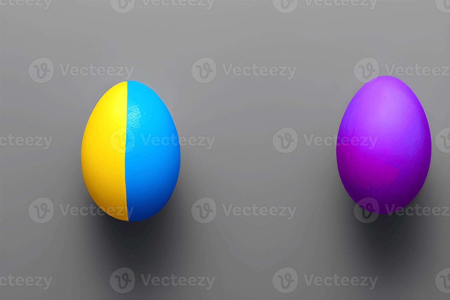 Easter celebration concept. colorful easter egg with colorful background. photo