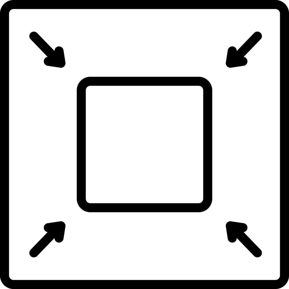 line icon for reduce vector