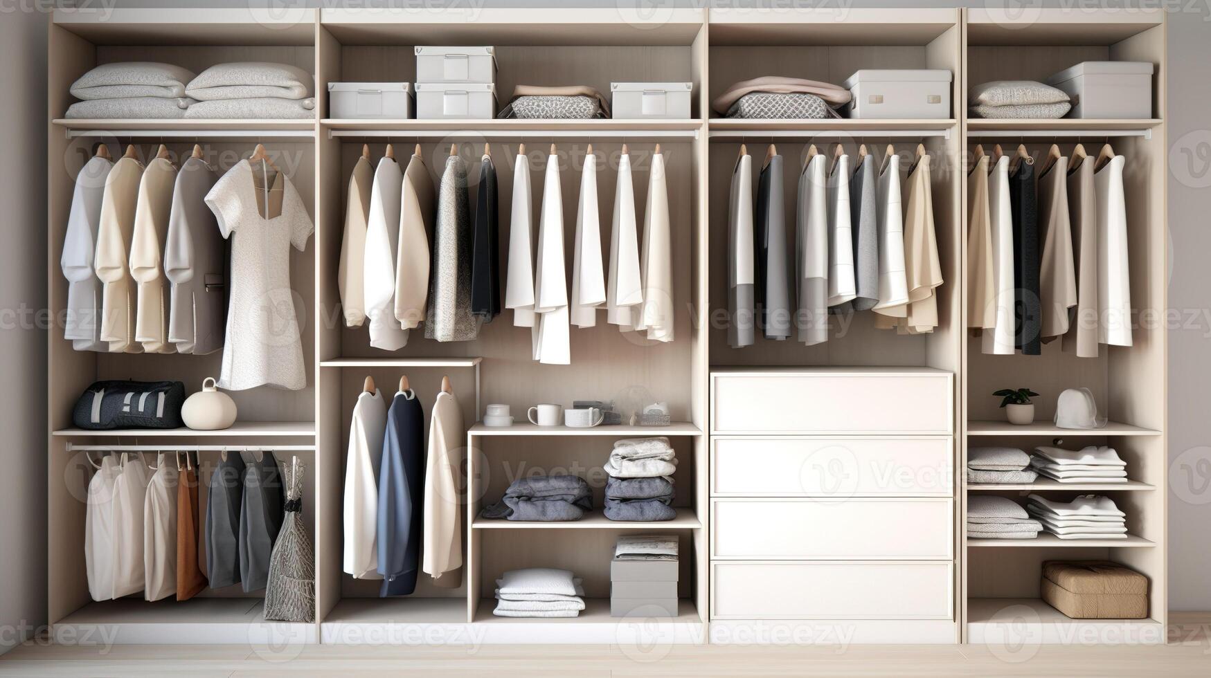 Organized Chaos, Inside a Modern Closet. photo