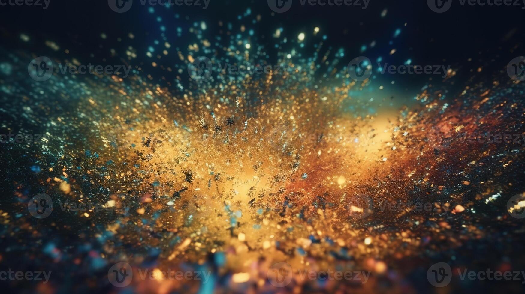 Sparkling Luxury, Glitter, Bokeh Sparkles, and Particles. photo