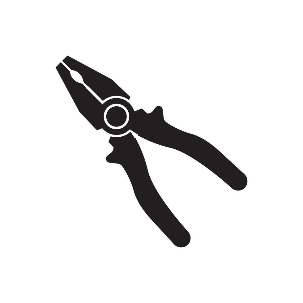 Pliers symbol icon vector