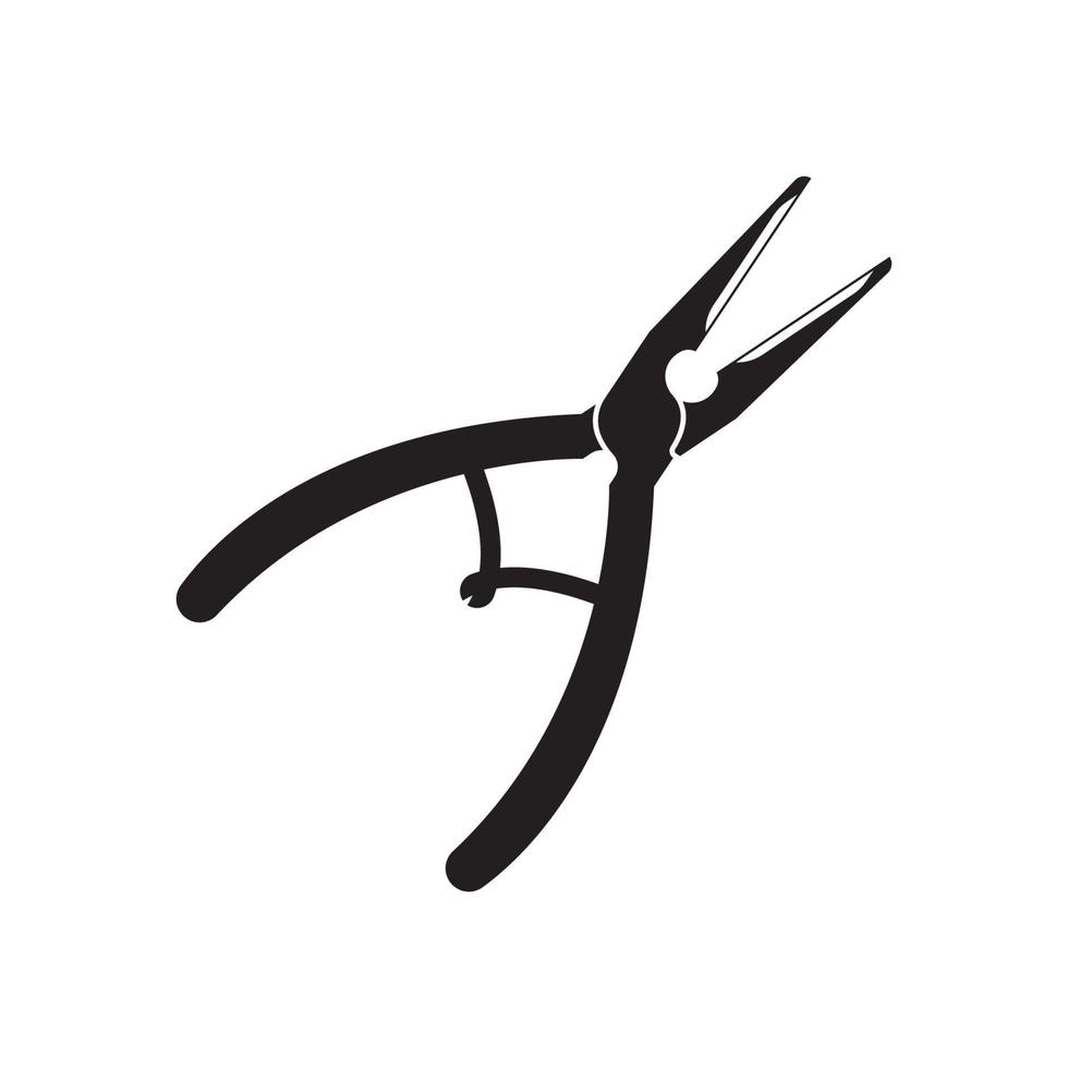 Pliers symbol icon vector