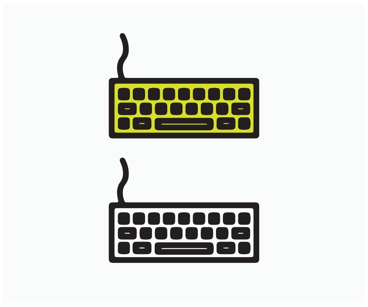 Keyboard vector icon