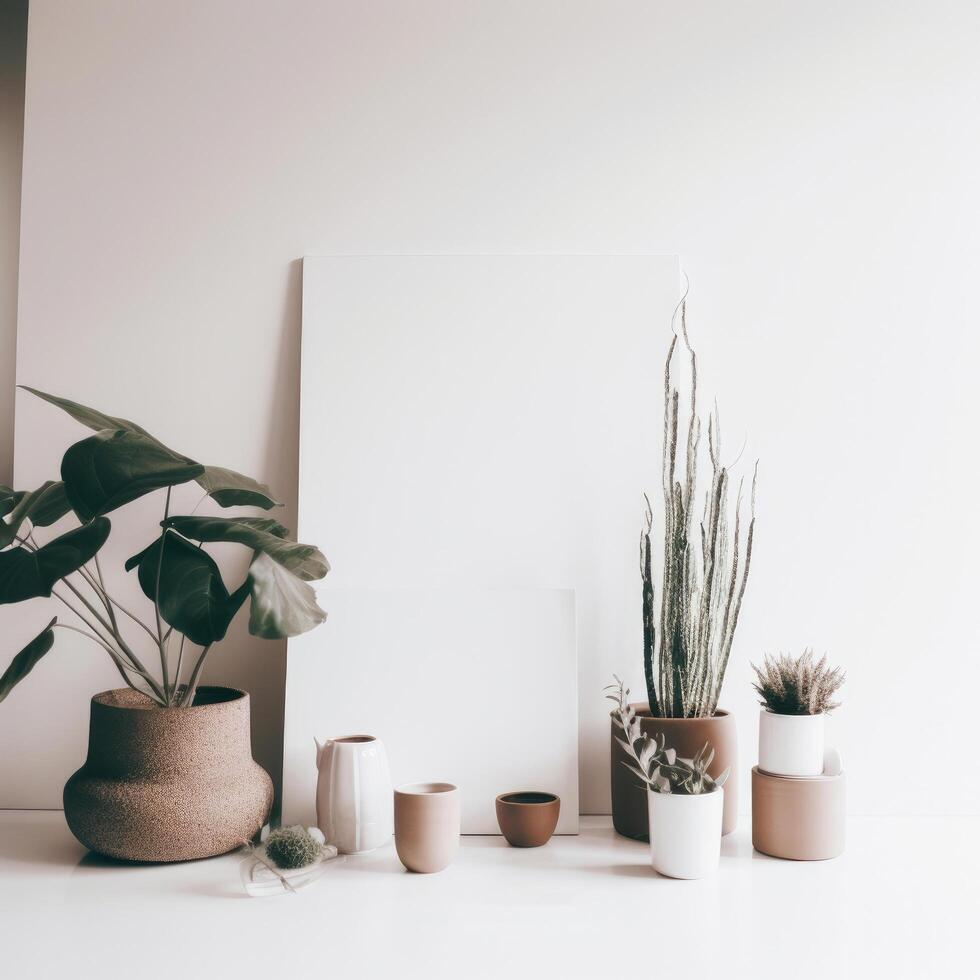 Minimalist background for post in social network. Illustration photo