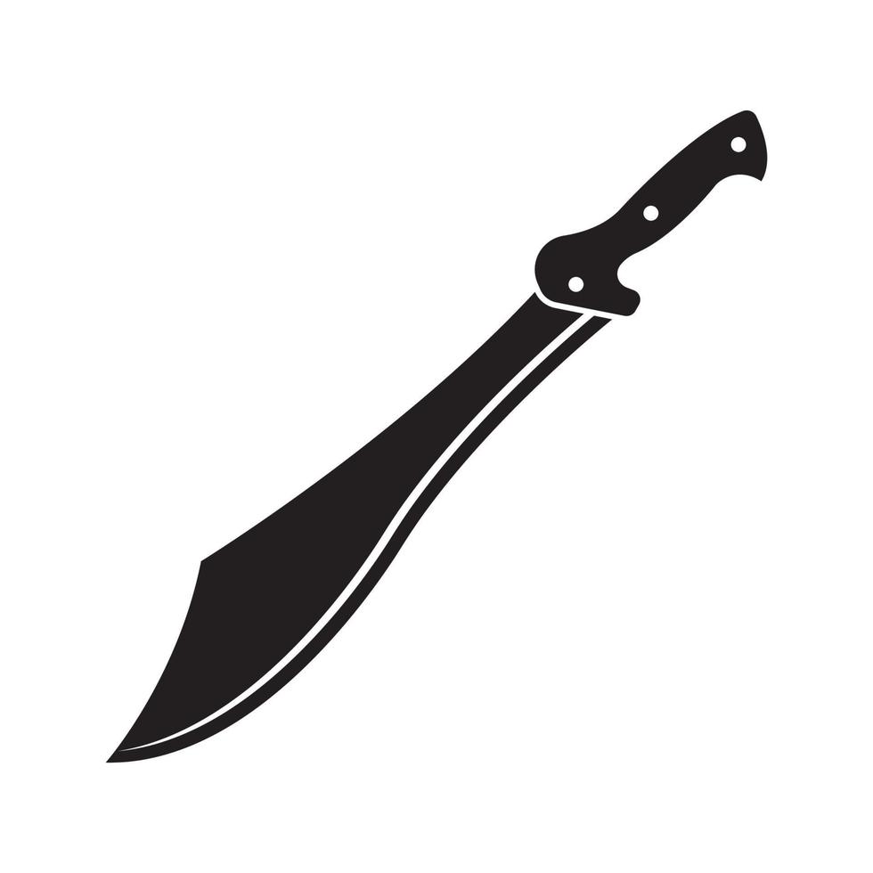 Machete icon symbol, illustration design template vector