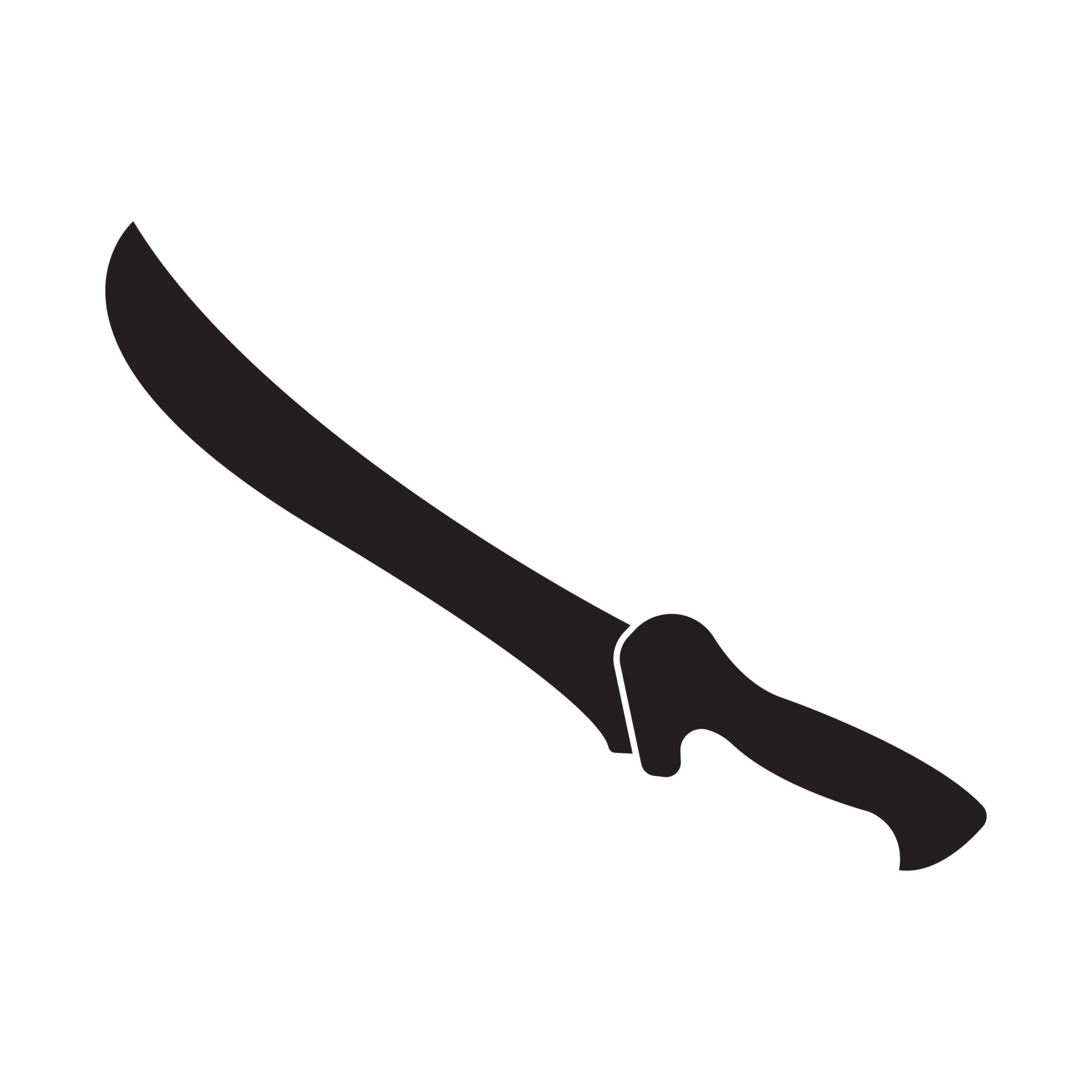Machete icon symbol, illustration design template 22774475 Vector Art