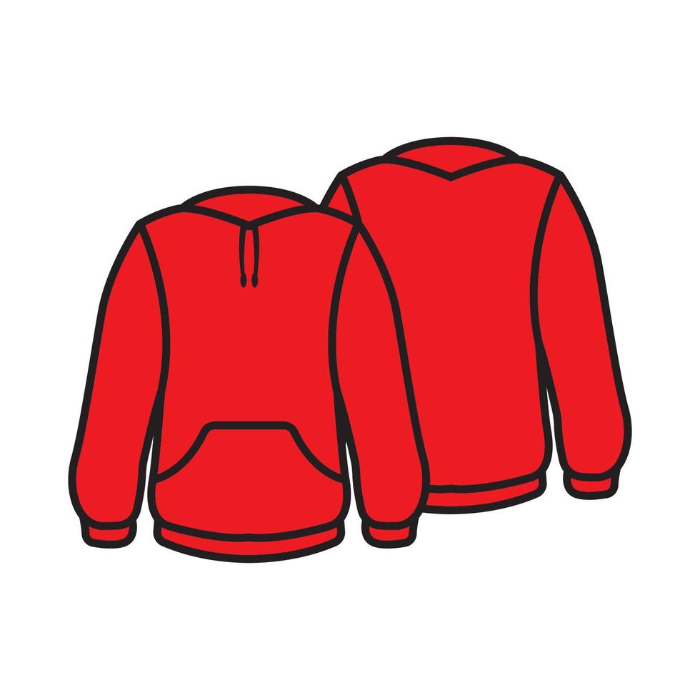 Jacket symbol icon,logo illustration design template. vector