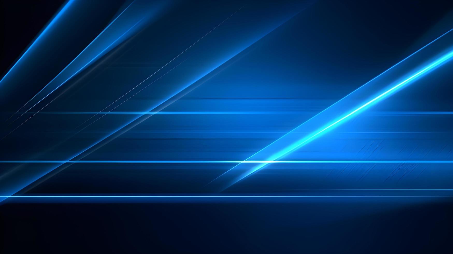 Abstract futuristic background with glowing blue light effect. High speed. Hi-tech. Abstract technology background concept photo