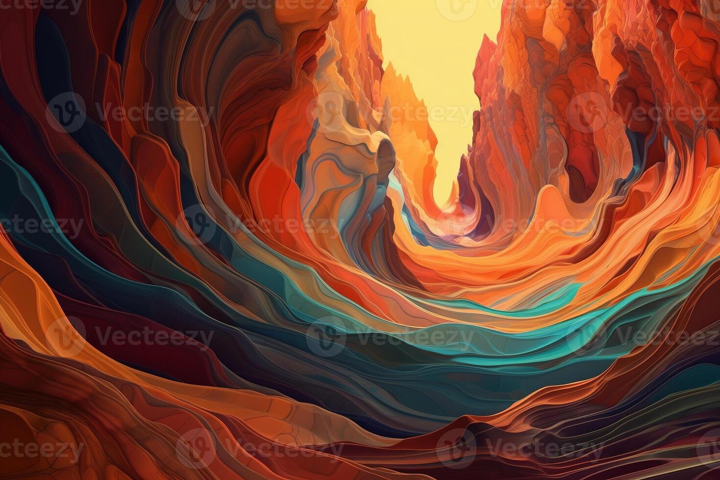 Prehistoric Cavern Texture Illustration Background with photo