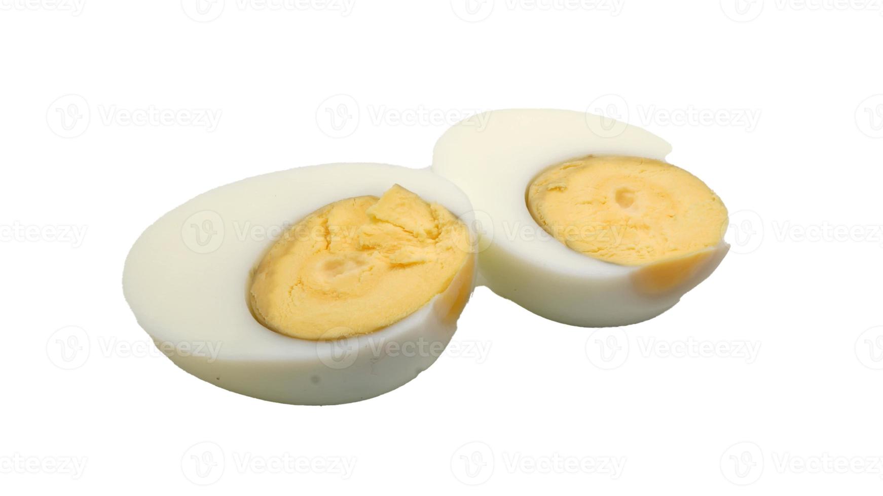 Eggs inside. Eggs yolks without background. photo