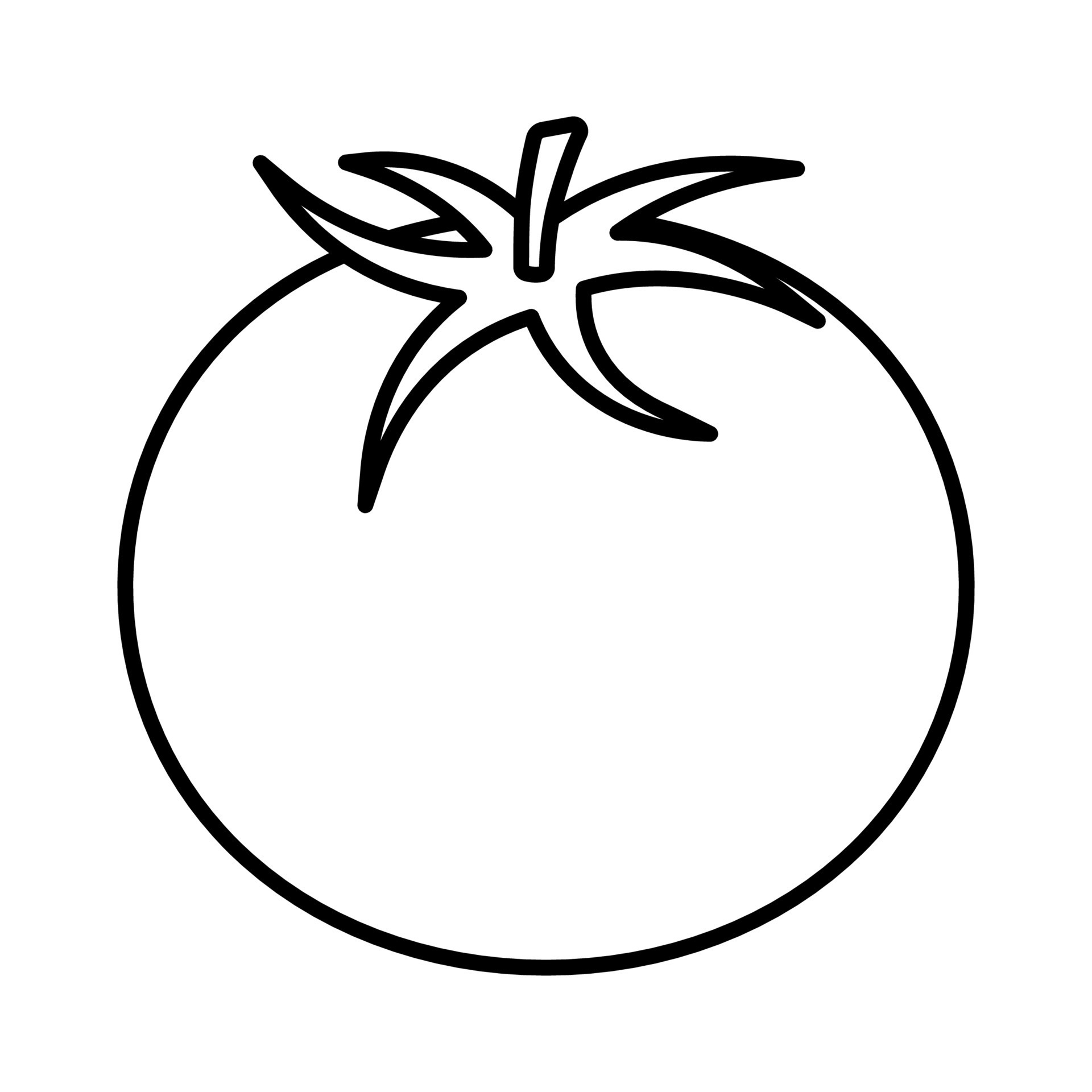 Tomato icon clipart vegetable vector illustration 22777312 vector art