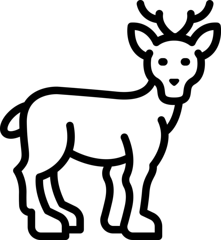 line icon for doe vector